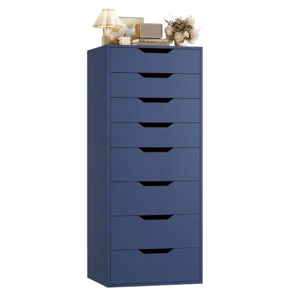 product-fancy-91ae09a2-7f45-4198-b96a-5c66c5f90c68 8 Drawer File Cabinet | Wood Filing Cabinet Under Desk, Vertical Small Filing Cabinet Fits Letter, Legal, A4 Size, Contemporary Hardwood, Floor Mount, Assembled, For Home Office
