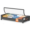 1/2 Pack Of Wheeled Under Bed Storage Box, Under Bed Storage Box, Under Bed Shoe Rack Organizer, Metal Drawer Under Wheel Bed for Clothes, Blankets, Shoes,, Books, Bedding, Under-Bed Storage
