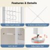 product-fancy-92564145-8bbc-47bd-b0cd-babf3e4e9da2 Dresser with LED Lights And Charging Station for Bedroom - 6-Drawer Fabric Storage Dresser with Hanging Rack, Sturdy Wooden Top, Stable Anti-Tip Design, Perfect for Modern Homes & Apartments