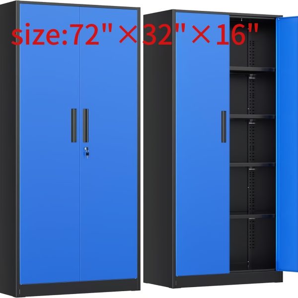 product-fancy-92f900cc-9256-4ff9-be48-ddbdae6a5d35 Lockable Metal Filing Cabinet, Metal Filing Cabinet, Used For Storing Documents And Office Supplies, Equipped With A Door And Shelves, Is A Modern Style Filing Cabinet, Convenient To Use And With A Small Footprint.