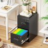 product-fancy-936d20f0-c8c4-48bf-b29e-f39db647b8d6 2 Drawer File Cabinet, Metal Office File Cabinet With Lock, Vertical Organizer Filed Cabinets For Letter, File Box And A4 Documents, For Home Office