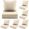 product-fancy-938e6779-b3af-4121-8327-a2193e92595b Outdoor Cushion Set of 1pc/2pcs/4pcs/6pcs - Thick 35D High-Density Foam Cushions Measuring 24*24*6.5 Inches, Featuring Quick Rebound, High Durability, And Easy Cleaning, Suitable for Outdoor Furniture Like Sofas And Patio Chairs
