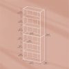 6-Tier Open Bookshelf Display - Space-Saving Bookcase for Home Office & Living Room, Book Organizer with Storage, Dining Room Shelf
