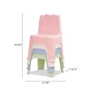 product-fancy-93e65d1c-ffbf-45e1-a587-cdbf889f8237 5/10 Pack Stackable Classroom Stools, 18.8" Height Colorful Nesting Plastic Stool, Portable Backless Chairs Flexible Seating for Classroom, School, Office, Home