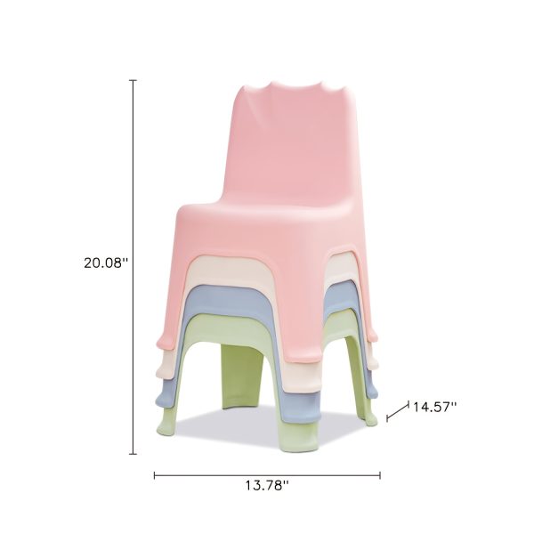 product-fancy-93e65d1c-ffbf-45e1-a587-cdbf889f8237 5/10 Pack Stackable Classroom Stools, 18.8" Height Colorful Nesting Plastic Stool, Portable Backless Chairs Flexible Seating for Classroom, School, Office, Home