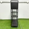product-fancy-955efaba-4925-44b1-a784-b97168f53ca0 Office Storage And Organization Cart, 1pc Movable Storage Rack, Adjustable Kitchen Shelf with Wire Baskets, Kitchen Organizer And Storage, Metal Shelf Rack with Wheels, Suitable for Garage