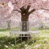 Semi-circular Metal Tree Stools, Semi-circular Garden Stools, Curved Stools, Tree Stools, and Semi-circular Benches Are All Ideal for Gardens and Parks