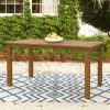 product-fancy-981ee9b9-8ee7-41d9-842f-b952c988b4ab HDPS Outdoor Dining Table, Weather-Resistant Rectangle Patio Dining Table, 500 LBS Weight Capacity, Outdoor Patio Table for Outside Indoor, Lawn, Garden, And Backyard