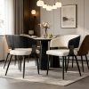 product-fancy-98ab1157-7223-4b2f-8c60-90ba090fec54 AESOME Mid-Century Dining Chairs Set of 2 Crocodile-Textured Back Upholstered Kitchen Chairs for Living Room Lounge, Luxury Microfiber Faux Leather Dining Room Chair, Easy Assembly (Chairs Solely)