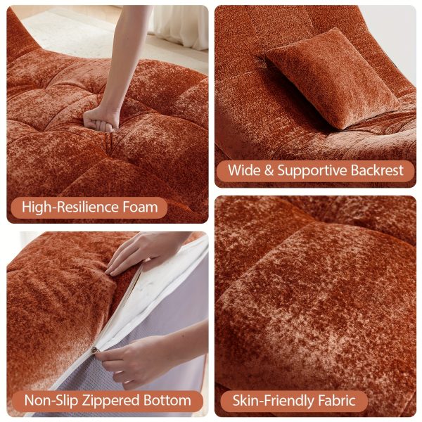 product-fancy-9926af36-b53a-45bc-bdf7-b8d4bad61d48 Single Sofa Seat, Yoga Sofa, Leisure Sofa, Armless Platform Sofa, Simple Lazy Sofa, Floor Standing Sofa Seat, Indoor Reading And Leisure Integrated Compression Sponge Sofa, No Assembly Required, Suitable for Living Rooms, Bedrooms And Offices