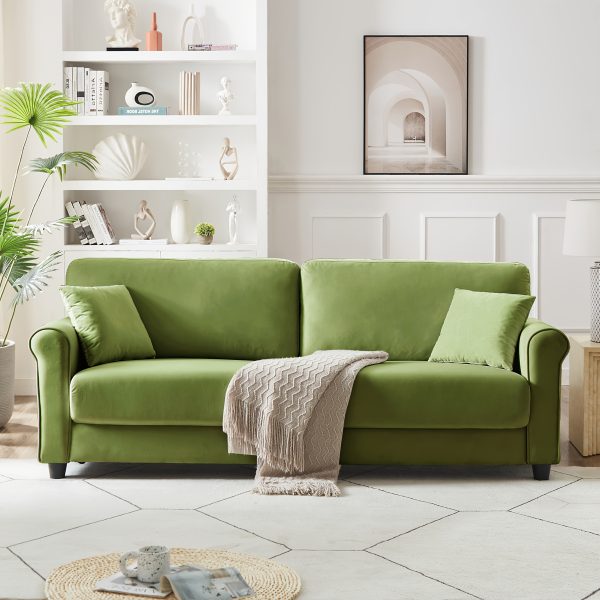 product-fancy-99287142-13fe-4a70-890b-c35384c046a6 83" Sofa Couch, Small Modern Loveseat, Love Seat with 2 Seater, Velvet Loveseat Sofa, Small Couch for Living Room, Bedroom, Office