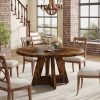 product-fancy-9a7a1dd1-55f5-4b64-ba31-214a907b979a 47 Inch Farmhouse Dining Table, Rustic Round Dinner Table for 4, Ideal for Home Dining Room And Living Room, Offering A Countrified Touch to Your Decor