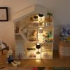product-fancy-9aadd60f-a69e-4548-86a3-b03eabfb991b 3-Tier Freestanding Wooden Storage Shelf Bookshef, Multi-Purpose Organizer for Kitchen, Living Room, Home Decor, White Space-Saving Standing Book Shelf, Bookcase Dollhouse Perfect Display Storage, Kids Playhouse