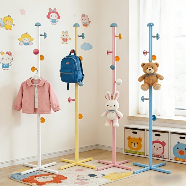 product-fancy-9baa27b5-e41a-4db4-ac6b-bcb34ade2de2 PDZZZD - Cross Border New Product Color Dot Vertical Coat Rack,+suitable for Hanging Bags and Clothes in Home Bedrooms, Mushroom Shaped. Beautiful Design, Cute Style, Simple and Elegant,