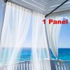 product-fancy-9bdcf188-1252-4725-97c4-d7a00c7ee1f1 Single-piece Outdoor Transparent Knitted Polyester Mosquito Net with Rod Pocket — Breathable Anti-mosquito Mesh, Suitable for Gazebos, Terraces, Gardens, and Pavilions — Design and Installation