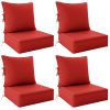 product-fancy-9be6cf03-a4f3-4258-83b9-fcab16a34474 Outdoor Cushion Set of 1pc/2pcs/4pcs/6pcs - Thick 35D High-Density Foam Cushions Measuring 24*24*6.5 Inches, Featuring Quick Rebound, High Durability, And Easy Cleaning, Suitable for Outdoor Furniture Like Sofas And Patio Chairs