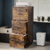 product-fancy-9d739d4b-b132-4e40-b881-dee213f7f96f Bonnlo 3-Drawer Lockable File Cabinet - Wood Filling Organizer with 2 Drawers, 27" Height, 3, 2 Cu Ft Storage, Contemporary Style for Home Office, Durable Artificial Wood & Metal Handles, No Assembly Required, File Storage Cabinet, Modern Office Furniture, Sleek Design, Sturdy Construction, Small Space Living, Minimalist Design, Highquality Materials, Home Office Users