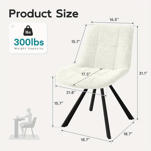 product-fancy-9e196f5a-4cee-47f0-9be1-e13fbdc186bb Vintage Swivel Accent Chair with 180-Degree Rotation, Cushioned Seat - Armless Vanity/Side Chair for Dressing Table, Bedside or Home Office - Easy Assembly, White/Blue/Brown (Black Frame, Non-Wood) - Ideal for Small Spaces & Reading Nook)