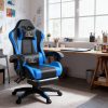 product-fancy-9e578b81-18ee-4ebb-93dc-e701bcf1e7e4 1pc E-sports Chair, Suitable for Adults And Teenagers, Featuring A Lumbar Support, And Fixed Armrests. with Foot Supports, An Ergonomic Seat, Home Office Settings, Modern Gaming Chairs, High-quality Padding, Suitable for Home And Office Use