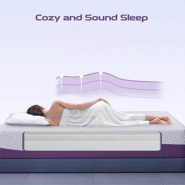 product-fancy-9e79d58f-000c-4498-9621-8329e956b6f7 12 Inch Gel Infused Breathable Memory Foam Mattress, Adaptable to Adjustable Bed Frame