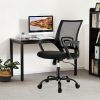product-fancy-9e7c6a50-4246-43c9-b571-cd339d309aee Office Chair Mid Back Swivel Lumbar Support Desk Chair, Computer Ergonomic Mesh Chair with Armrest
