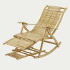 product-fancy-9e883644-1f65-473e-8065-31ee6c057ebe AESOME Loungers Deck Chair Wood Foldable Recliner Zero Gravity Chairs Bamboo Rocking Chair Ergonomic Design High Back Chaise Garden Outdoor Sun Lounge with Footrest for Patio Pool Sauna Sunbed