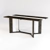 product-fancy-9e94e4a4-328b-42d2-b0ee-9ec55849d02a Waterproof and Scratch-Proof Dining Table - Luxurious 71-Inch Large Rectangular with Marble-Color Wood Top - Adjustable V-Shaped Legs for 4-7 People - Ideal for Family Dinners, Office, Kitchen, Living Room