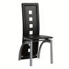 product-fancy-9ebd3946-f2b7-4e75-ae2f-37b6b84ed7cb 4pcs Hollow Decoration PU Leather Dining Chair Black