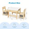 product-fancy-9f14bce9-a1f1-4e7a-9a81-fa81ffb7df28 3-In-1 Table And Chair Set, Kids Table And Chairs Ages 3-7 with Versatile Tabletop And Storage Drawer, Kids Sensory Table for Home, Nursery And Playroom. Premium Gift for Boys And Girls