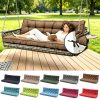 product-fancy-9f927b50-0e42-4cd0-bdd7-099be44e109f 3-Seater Waterproof Outdoor Porch Swing Cushion with Backrest - Suitable for Outdoor Furniture, Thick 5" Cushion, Machine Washable Suitable for Patio Bench, Garden Swing Chair, Backyard Cushions for Poolside and Deck