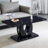 product-fancy-9f92bcf9-c83a-4946-aaef-c5cbea7bc291 Contemporary Minimalist Rectangular Coffee Table Featuring a White Faux Marble Design, a Spacious And Adaptable Piece for The Living Room, Perfect As a Central Tea Table Or Accent Furniture, Ideal for Various Settings, And Easy to Assemble