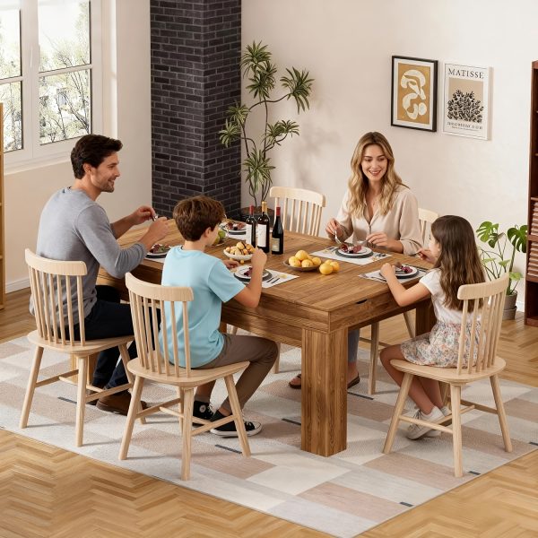 product-fancy-9fb40fc7-be4f-4fa8-bff1-cc61f28b10a0 Dining Table Board Game Table with Removable Table Top, Gaming Table with Colorful LED Lights, Seats 4 to 6 Players with Detachable Hobby Tray for Card Games, Poker, Building Blocks