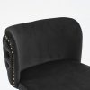 product-fancy-a031e97d-4b64-41e8-b53b-468b54969ace Set Of 2 Modern Swivel Bar Stools, Adjustable Height Counter Height Stools with Tufted Button Back & Nailhead Trim, Luxury Barstools with Golden Metal Base for Kitchen Island & Home Bar