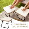 product-fancy-a055d382-d3fb-4682-88e1-3931b7db8c5e TAPPIO Outdoor Wicker Footrest Set Of 2, Patio Rattan Ottoman Foot Stool Comfortable Outdoor Furniture Footstool Perfect for Relaxation In Garden Or Balcony Stylish Design Versatile Use In Any Outdoor Space