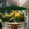 product-fancy-a10a3802-74b7-4c11-a6fa-e2d1ba0912a6 9FT Outdoor Patio Umbrella, Market Table Umbrella with Crank & 6 Sturdy Ribs, UV Protection Windproof, Pool Umbrella Perfect for Deck, Backyard, Lawn And Garden