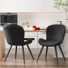 product-fancy-a17b6f69-4d7f-4fba-bc43-a13b390e4945 Set Of 2/4 Dining Chairs - Boucle Upholstered Kitchen Chairs with Curved Backrest & Metal Legs - Mid Century Modern Round Dining Room Chairs for Vanity, Living Room