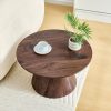 product-fancy-a1a872a7-60cb-414d-8f7b-d205b0db07ee Round Coffee Table 23.6 Inch Modern Minimalist Small Space-Saving Low Table with Smooth Tabletop & Engineered Wood/MDF Top, Suitable for Living Room, Bedroom, Apartment, Office - Assembly Compact Circular Furniture for Small Spaces
