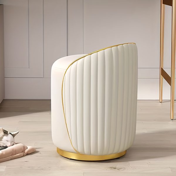 product-fancy-a22baac6-57c7-4fc7-87d9-79b4f85f641f Makeup Stool, 360° Rotating Cushioned Stool, Suitable for Living Room And Bedroom