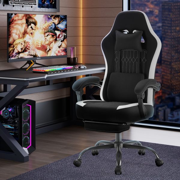 product-fancy-a311c896-c25e-4b99-92de-67e630d7fb39 Ergonomic Gaming Chair | High Back, Flip-up Armrest, Wheeled, Height Adjustable 360°-Swivel, Sponge Filled, Solid Back Style, Synthetic Faux Leather, Lumbar Support, Manual Recliner, Wipe Clean - ANTONIA