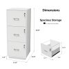 product-fancy-a35a44b9-0bb8-4fe2-9b7b-df1755abaf77 Bonnlo 3-Drawer Lockable File Cabinet - Wood Filling Organizer with 2 Drawers, 27" Height, 3, 2 Cu Ft Storage, Contemporary Style for Home Office, Durable Artificial Wood & Metal Handles, No Assembly Required, File Storage Cabinet, Modern Office Furniture, Sleek Design, Sturdy Construction, Small Space Living, Minimalist Design, Highquality Materials, Home Office Users