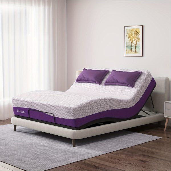 product-fancy-a38f6c97-1423-40c4-903a-614d2006132e 12 Inch Gel Infused Breathable Memory Foam Mattress, Adaptable to Adjustable Bed Frame