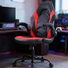 product-fancy-a3ccad08-2050-46f4-95f4-4ab0d12c48a2 Ergonomic Gaming Chair | High Back, Flip-up Armrest, Wheeled, Height Adjustable 360°-Swivel, Sponge Filled, Solid Back Style, Synthetic Faux Leather, Lumbar Support, Manual Recliner, Wipe Clean - ANTONIA
