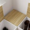 product-fancy-a413bc06-296d-476e-8621-0c4f7bf27c34 Modern Multi Functional Corner Shoe Changing Stool With Flip Storage Cabinet, Shoe Cabinet For Bedroom, Hallway & Enterway, White And Natural