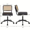 product-fancy-a42f76b7-c924-4bf2-9ab7-816b81cbffa6 Swivel Upholstery Adjustable Height Home Office Chair, Ergonomic Armless Chairs