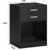 product-fancy-a61336c4-41c5-431f-9888-229d78cae6ff Nightstands Set Of 2, White Night Stand With Charging Station & Drawers, Night Stands For Bedroomsy For Hallway & Living Room