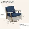 product-fancy-a6209393-5a27-4f50-871a-a8a8d4a5980d 2pcs Oversized Outdoor 360°Swivel Rocker Patio Chairs Set, 2pcs Oversized Rocking Chair, Outdoor Swivel Rocking Glider Chairs Set Of 2, PE Wicker Rattan Outdoor Patio Swivel Rocking Furniture Set for Garden Porch