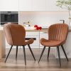 product-fancy-a645d365-0c4d-4a34-90a3-69fea43f41ee Set Of 2/4 Dining Chairs - Boucle Upholstered Kitchen Chairs with Curved Backrest & Metal Legs - Mid Century Modern Round Dining Room Chairs for Vanity, Living Room