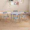 product-fancy-a650dde9-553e-4663-806a-23227fccc1af Colorful Folding Table with 24-Inch Width And 2/4 Sturdy Chairs - Vibrant, Space-Saving Design, Perfect for Family Playtime, Creative Activities, And Learning - Ideal for Fun And Creative Spaces ( 3pcs Or 5pcs)