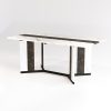 product-fancy-a6b205a4-4e03-4980-93da-99673034e0aa Waterproof and Scratch-Proof Dining Table - Luxurious 71-Inch Large Rectangular with Marble-Color Wood Top - Adjustable V-Shaped Legs for 4-7 People - Ideal for Family Dinners, Office, Kitchen, Living Room