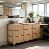product-fancy-a7292ee3-27ce-4dc3-b1f7-c94018306dcf 9 Drawer Modern Fluted File Cabinet, Wide Drawers with Metal Handles, Multi-Functional Storage Cabinet for Home Office